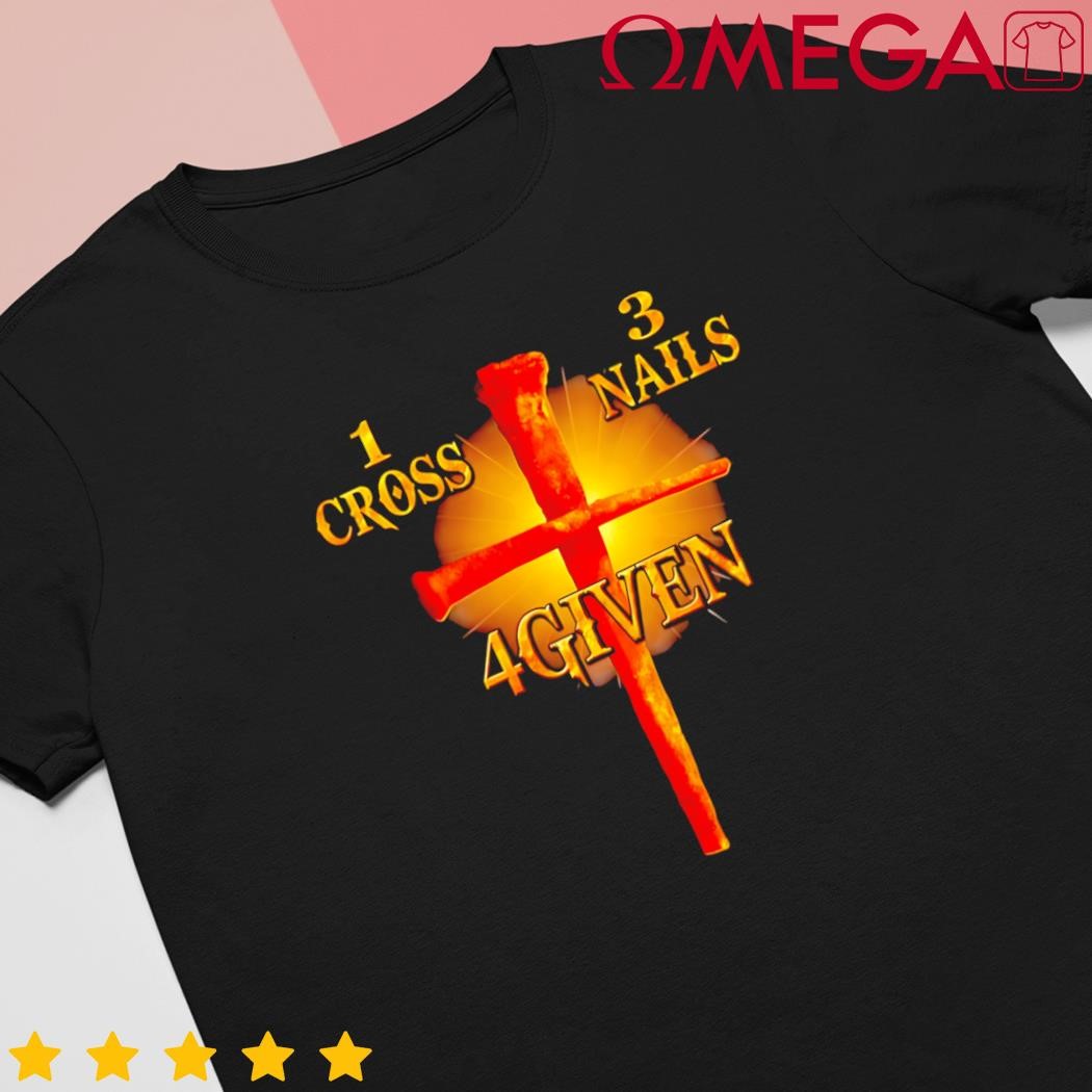 1 Cross 3 Nails 4 Given shirt