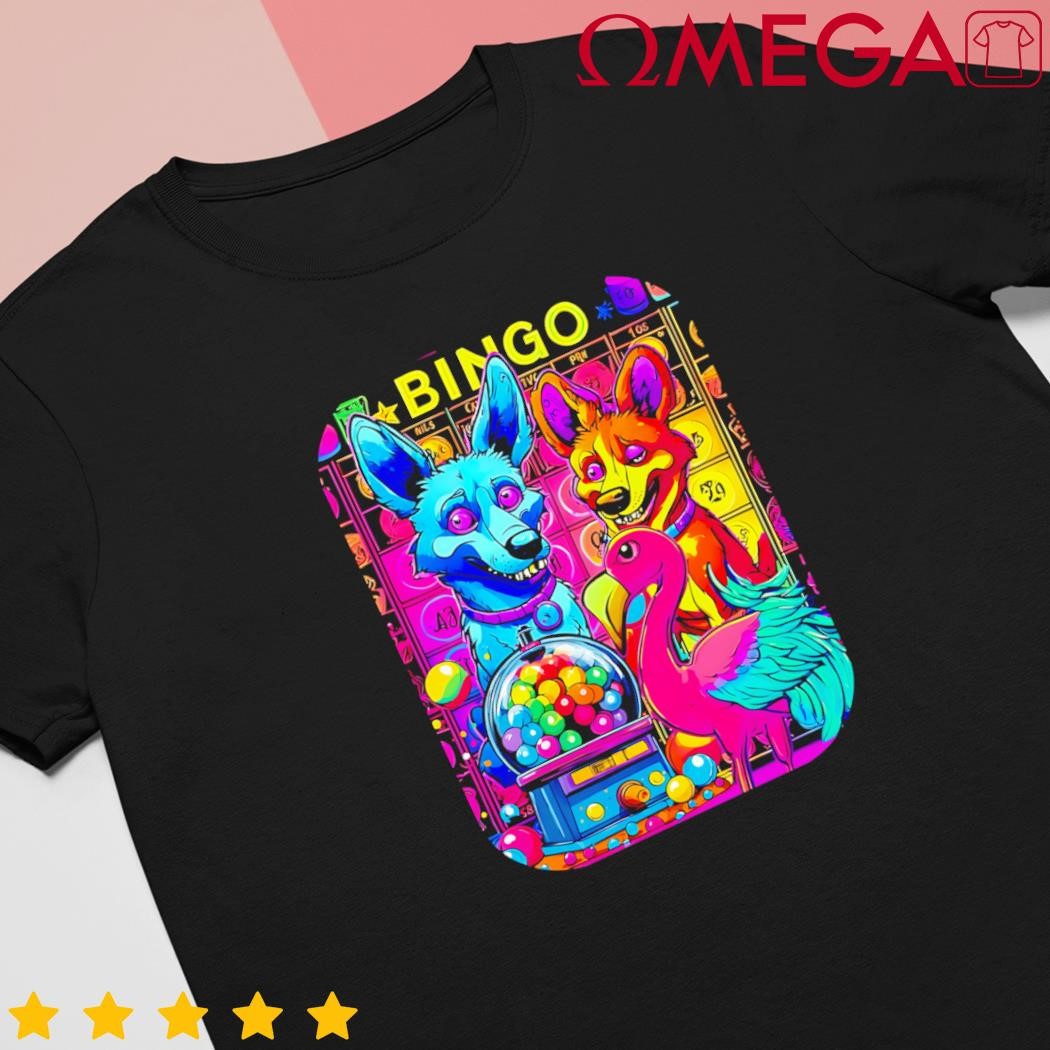 A Flamingo Plays Bingo With Her Friends The Dingoes shirt