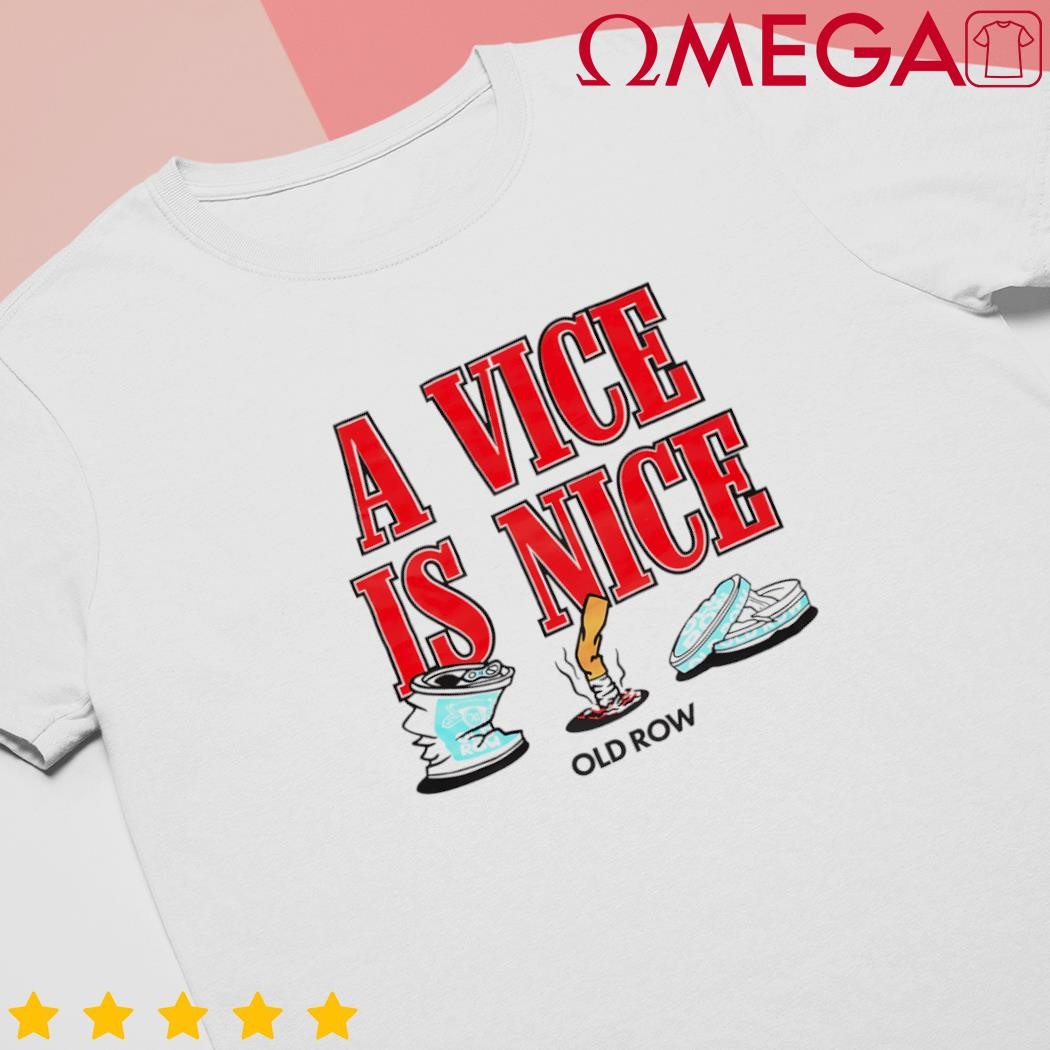 A Vice is nice pocket tee