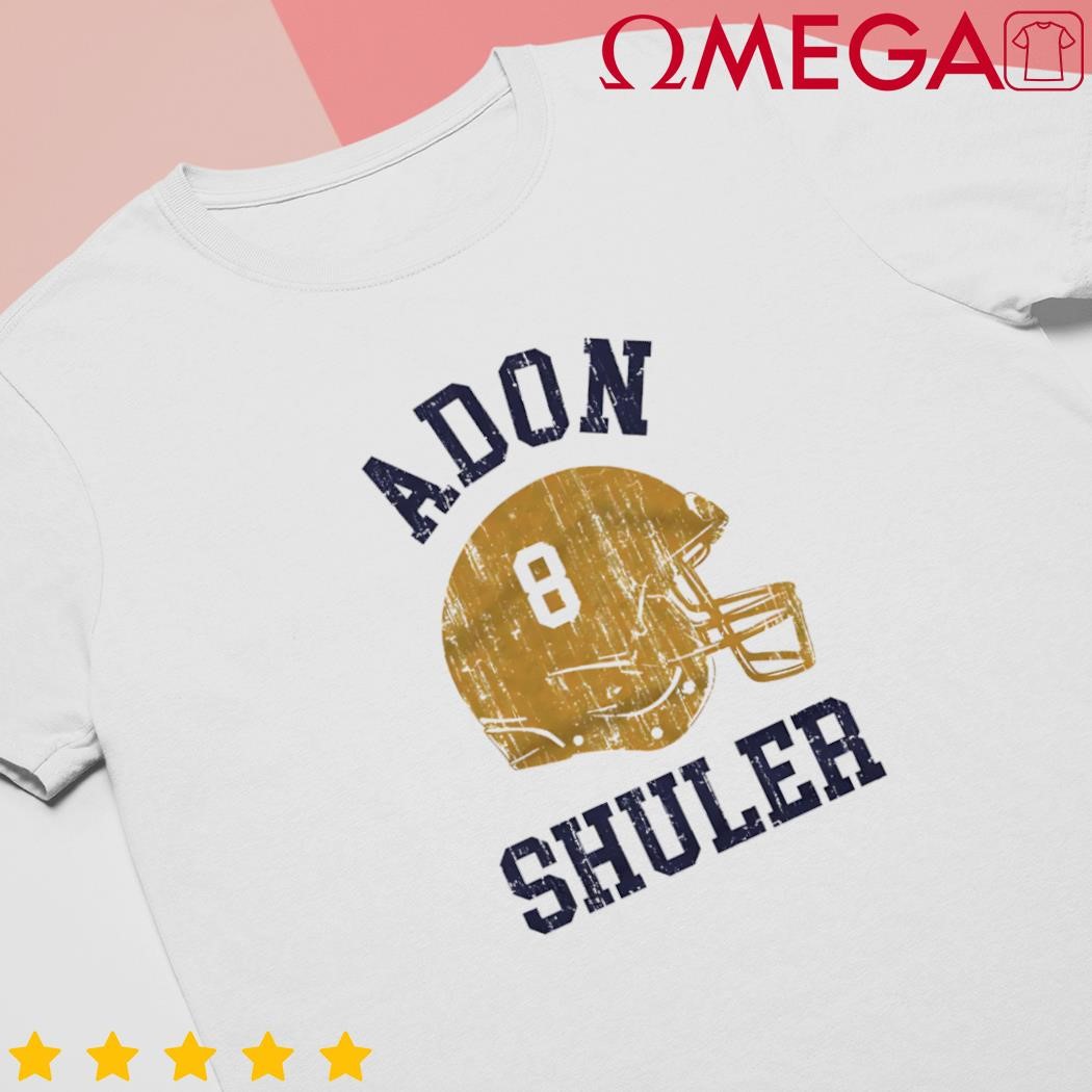 Adon Shuler College Helmet Font shirt