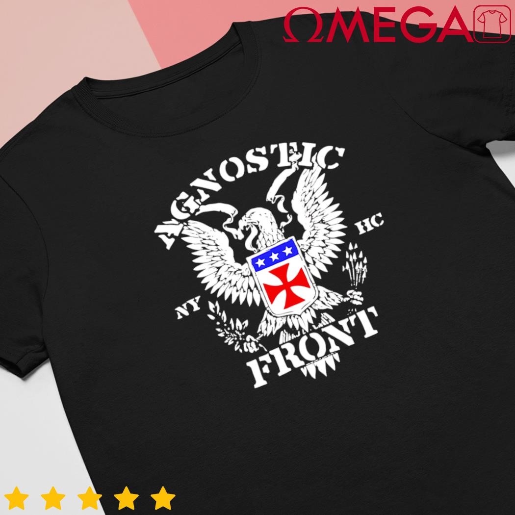 Agnostic front eagle logo shirt