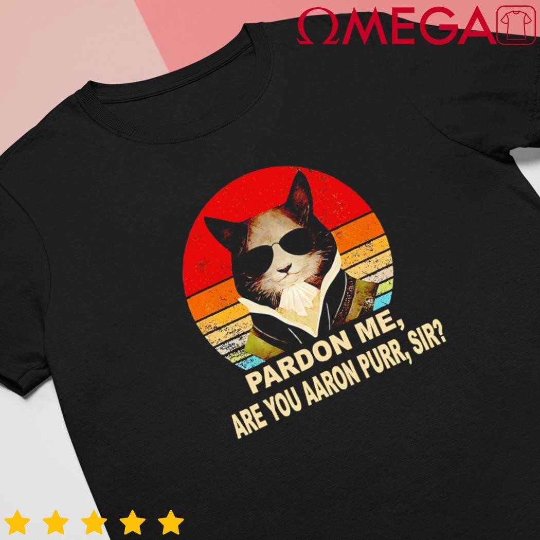 Alexander Hamilton Cat Retro shirt