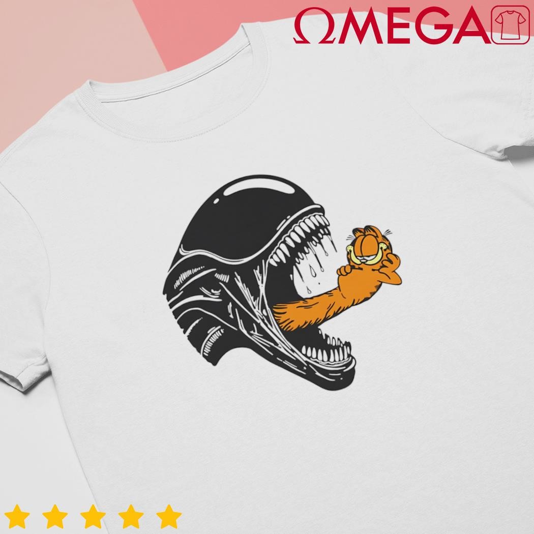 Alien Garfield Cartoon shirt