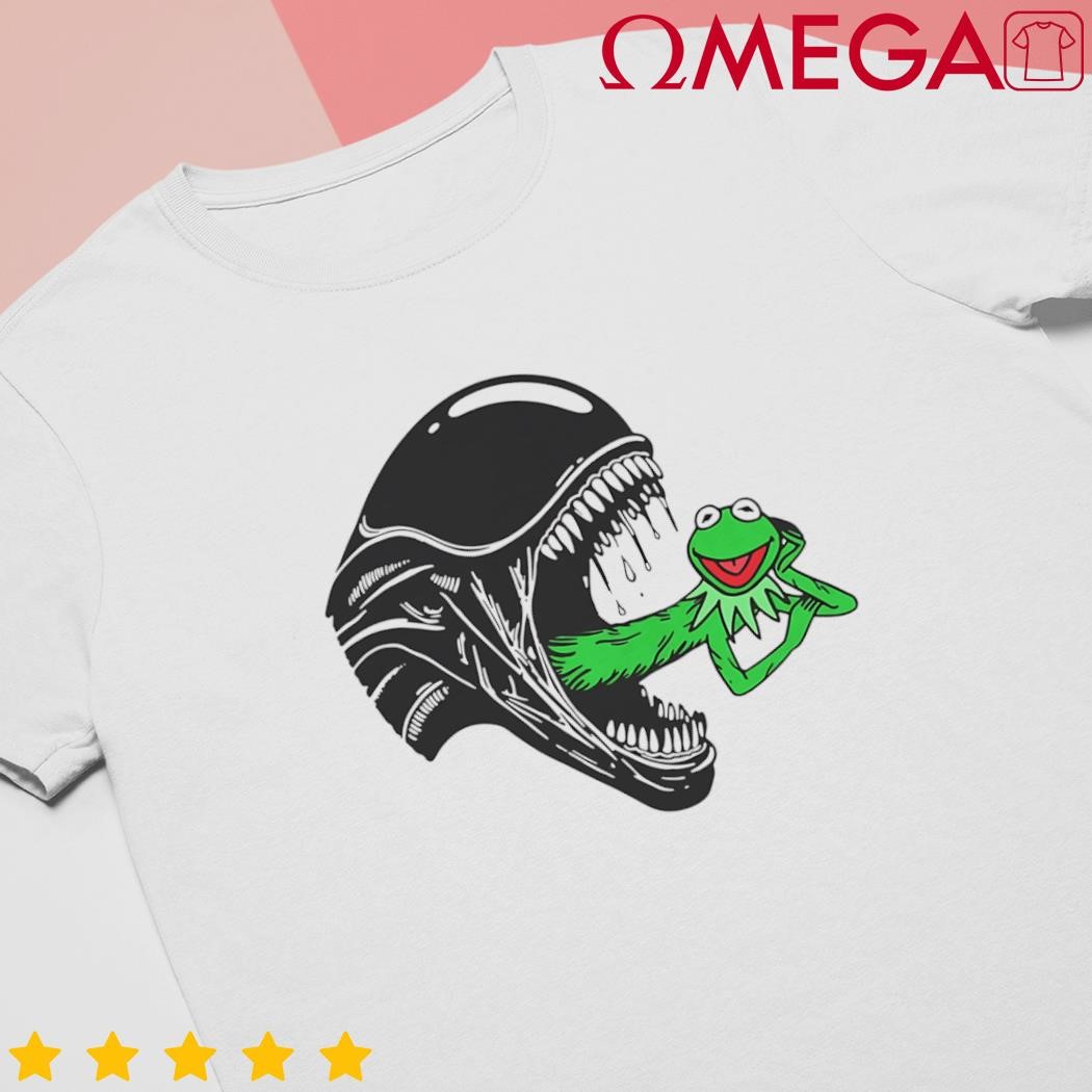 Alien Kermit Cartoon shirt