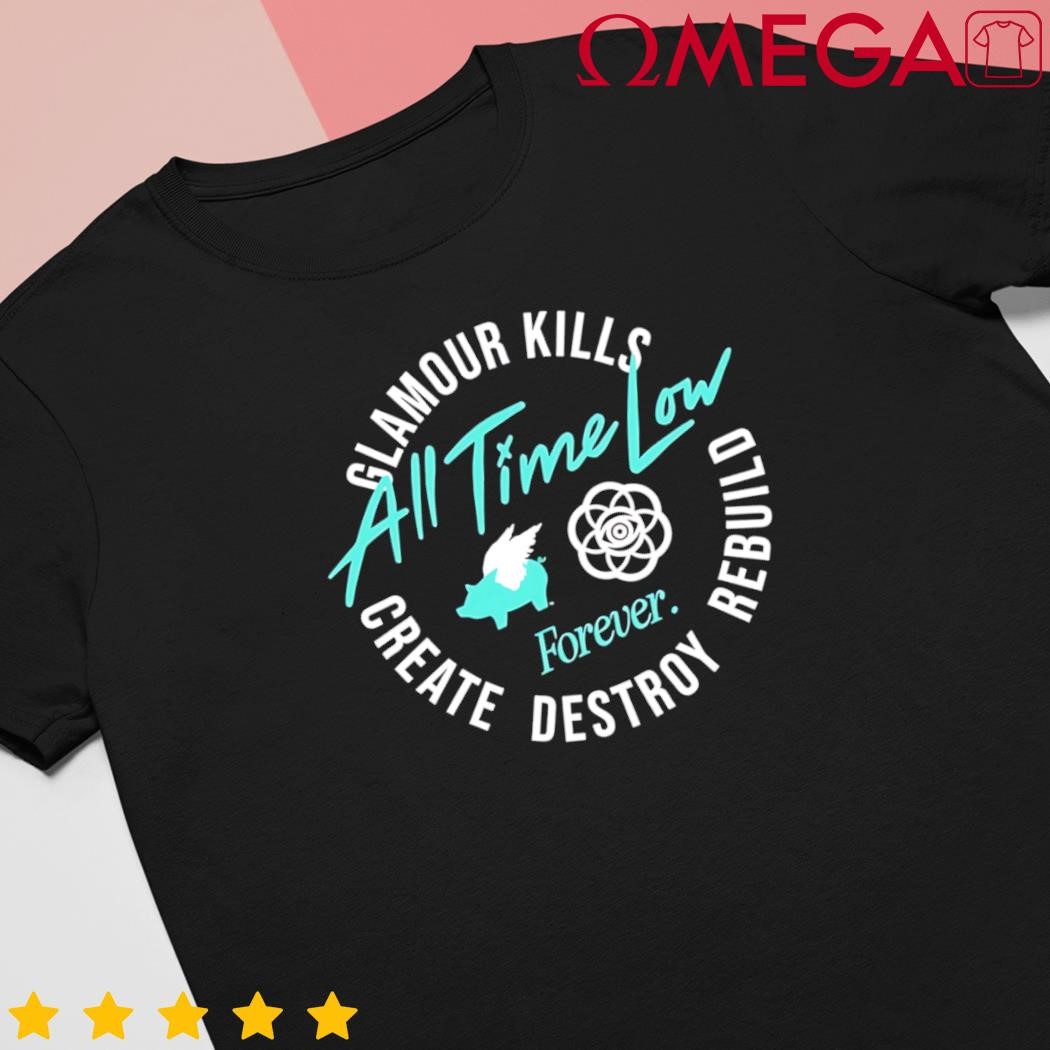 Alltimelowstore all time low x glamour kills forever retro shirt