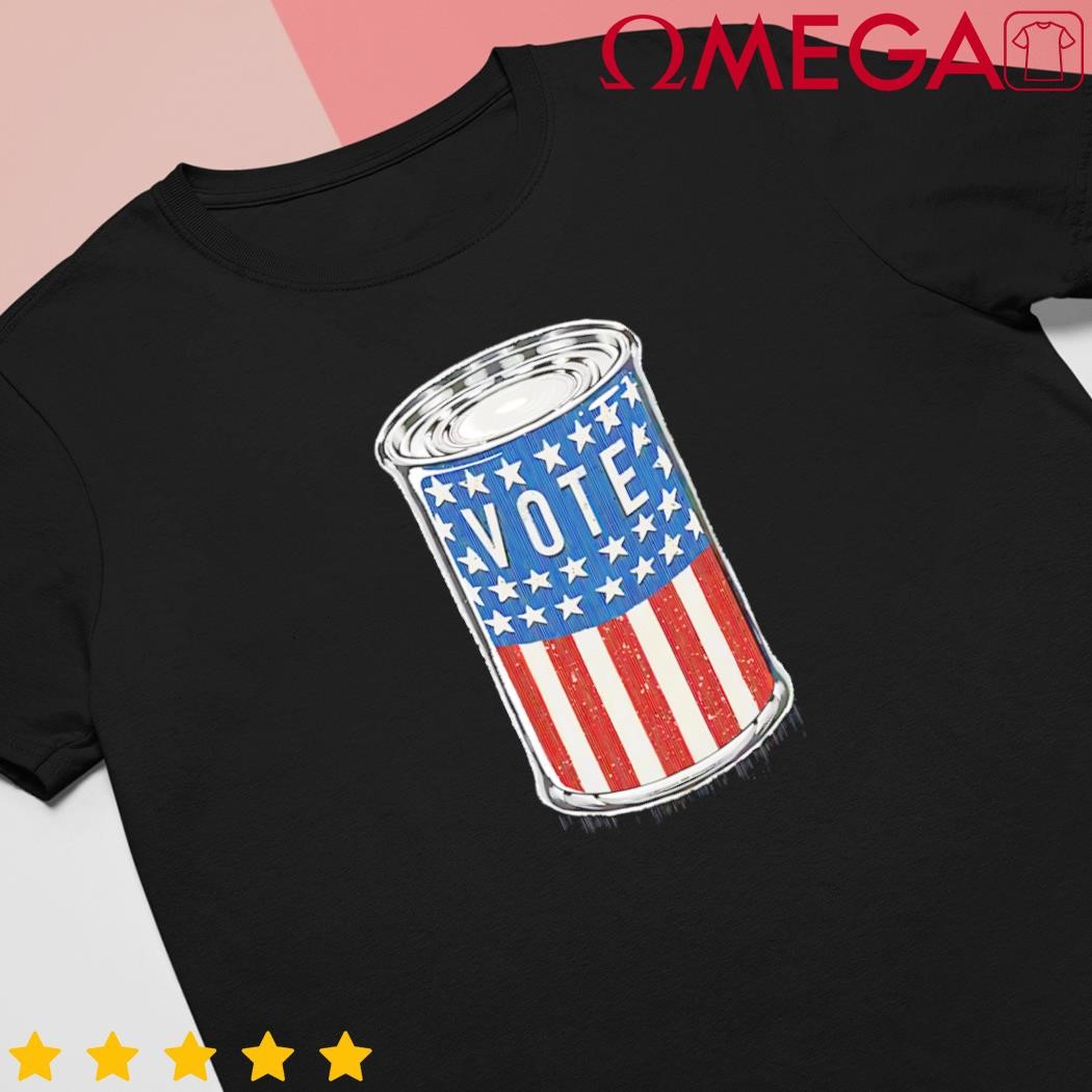 American canned vote election-2024 US flag shirt