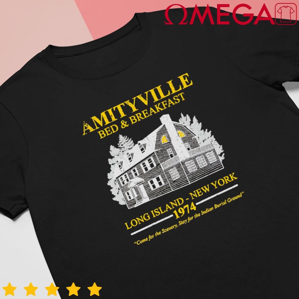 Amityville Bed and Breakfast Long Island New York 1974 Retro shirt