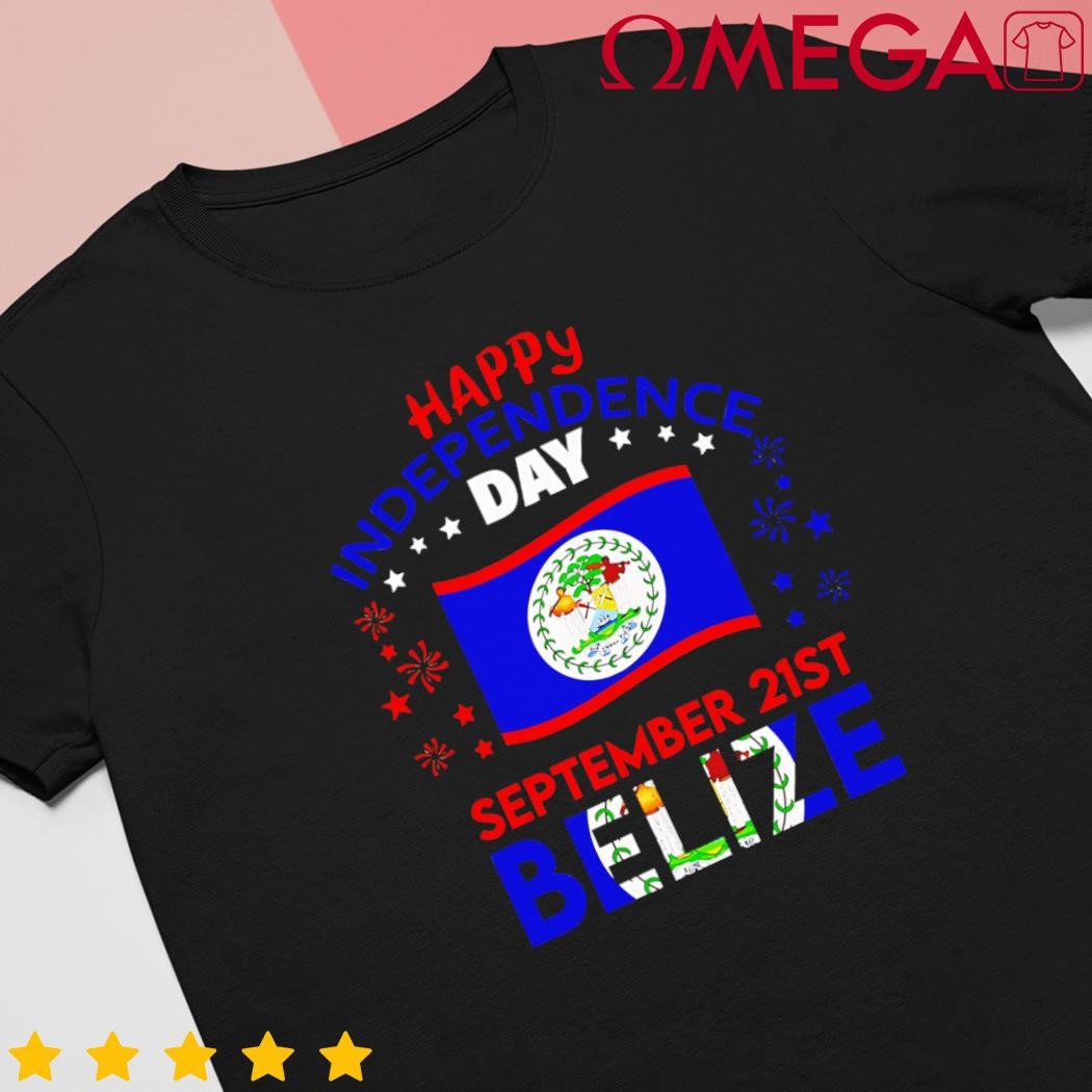 Belize 43rd Independence Day Belizean Pride Belize Flag shirt