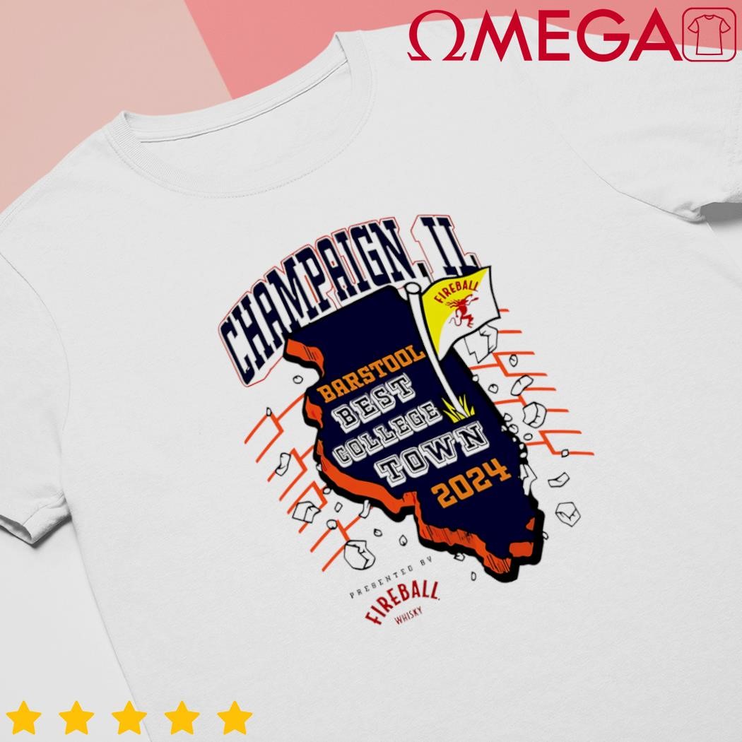 Best College Town Champaign Retro shirt