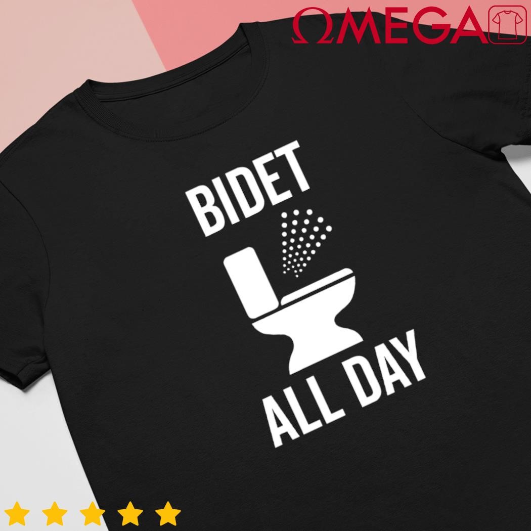 Bidet all day bidet awareness for good toilet health shirt