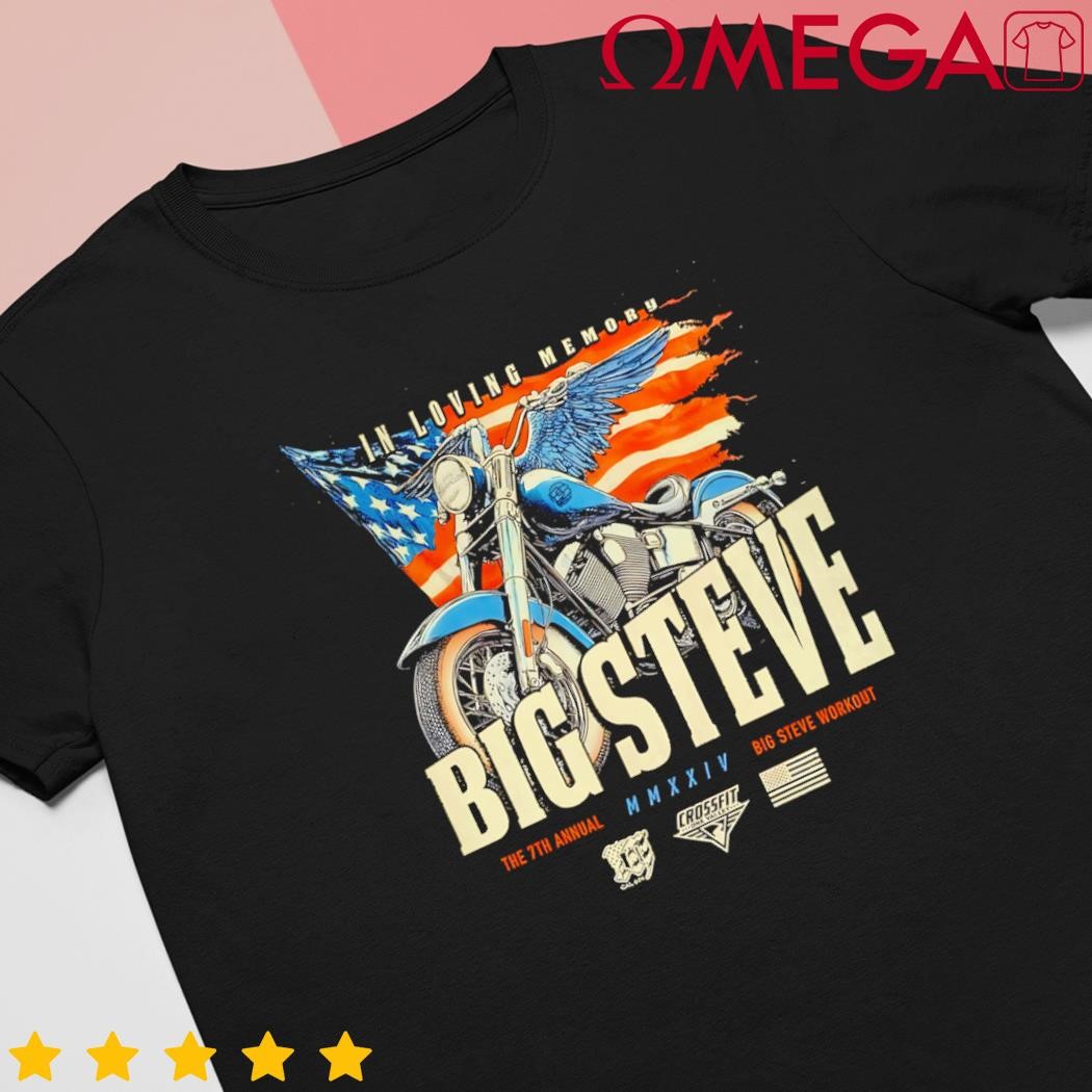 Big Steve 24 US flag t-shirt