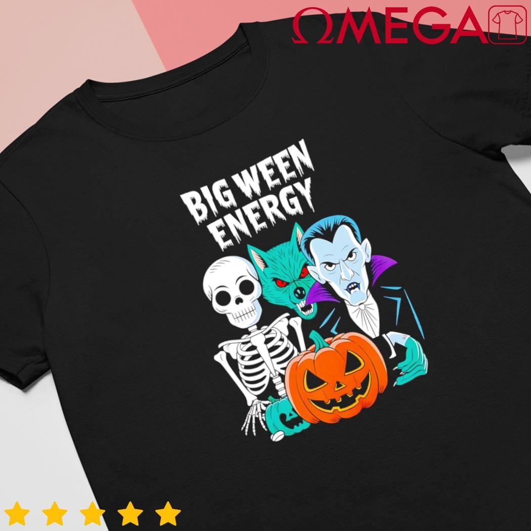 Big Ween Energy Funny Halloween Cartoon shirt