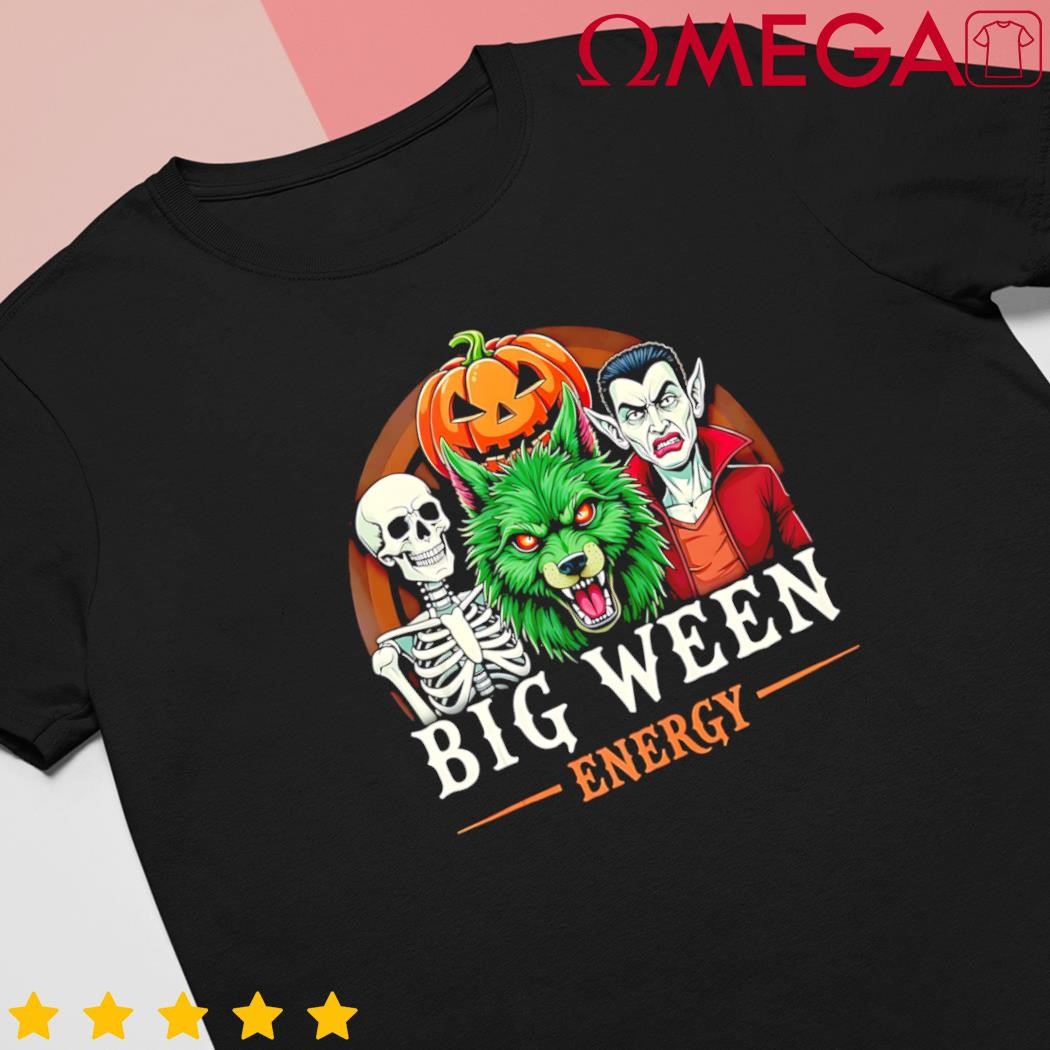 Big Ween Energy Halloween Cartoon Retro shirt