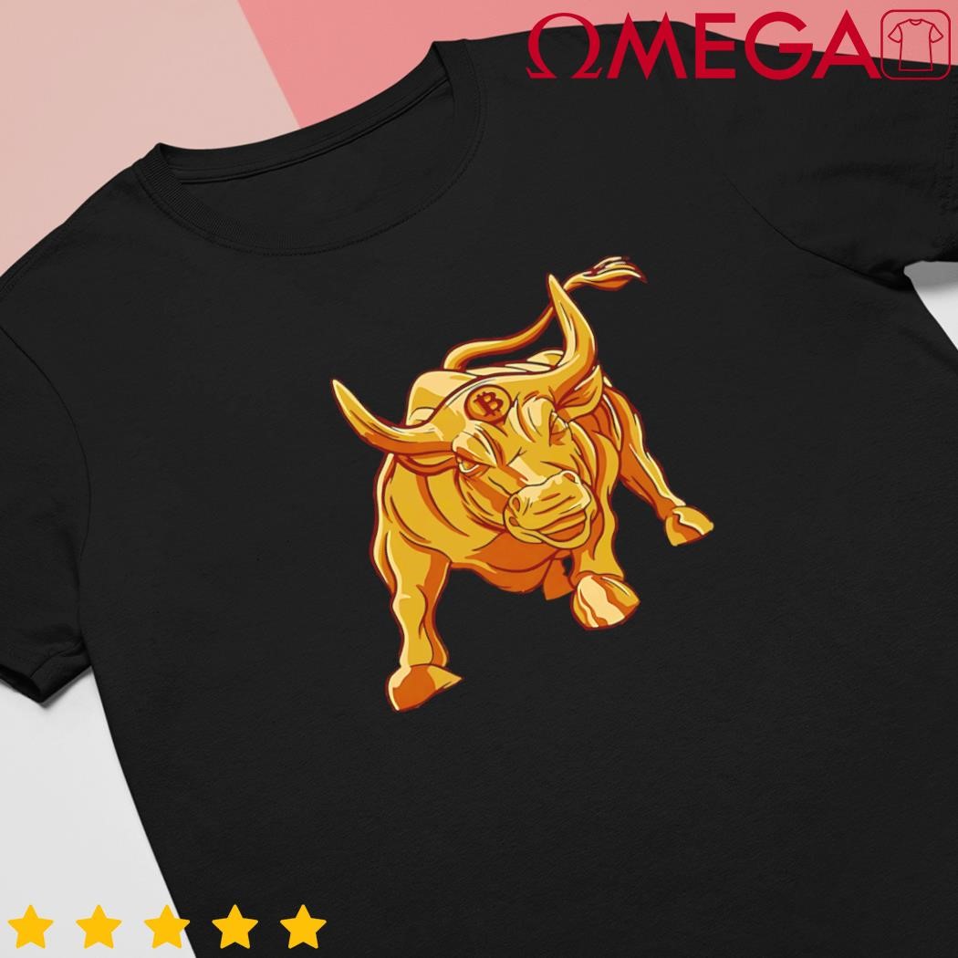 Bitcoin Crypto Golden Bull Btc Graphic shirt