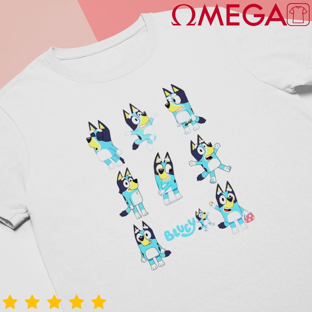 Bluey Cartoon Character Cute Design shirt