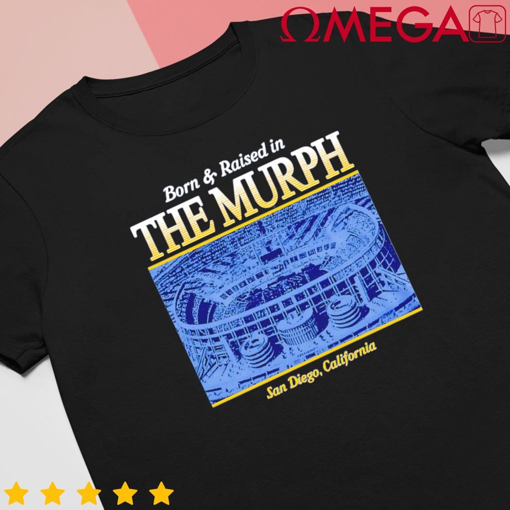 Born and Raised at The Murph Jack Murphy Stadium shirt