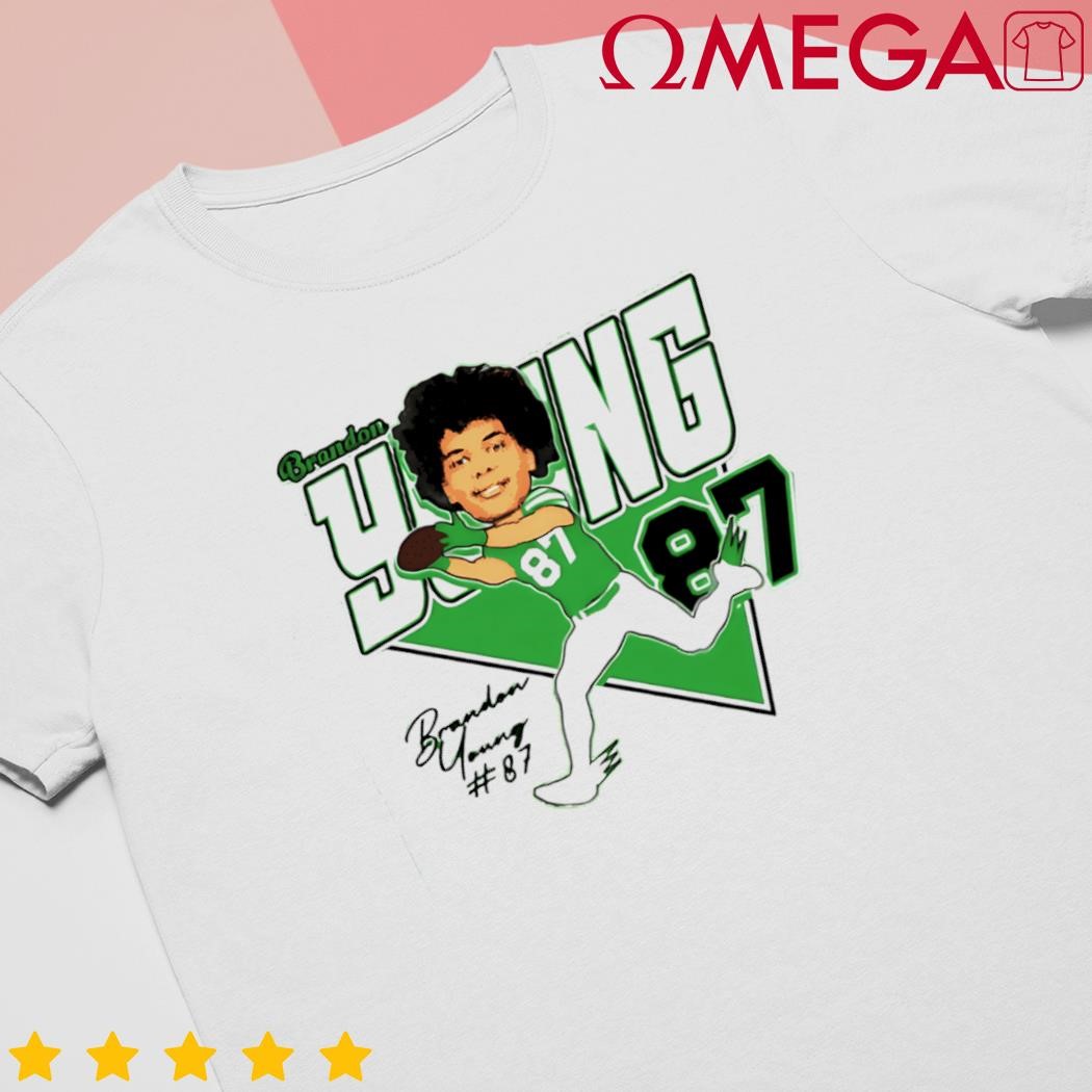 Brandon Young 2024 87 Football Player Design shirt