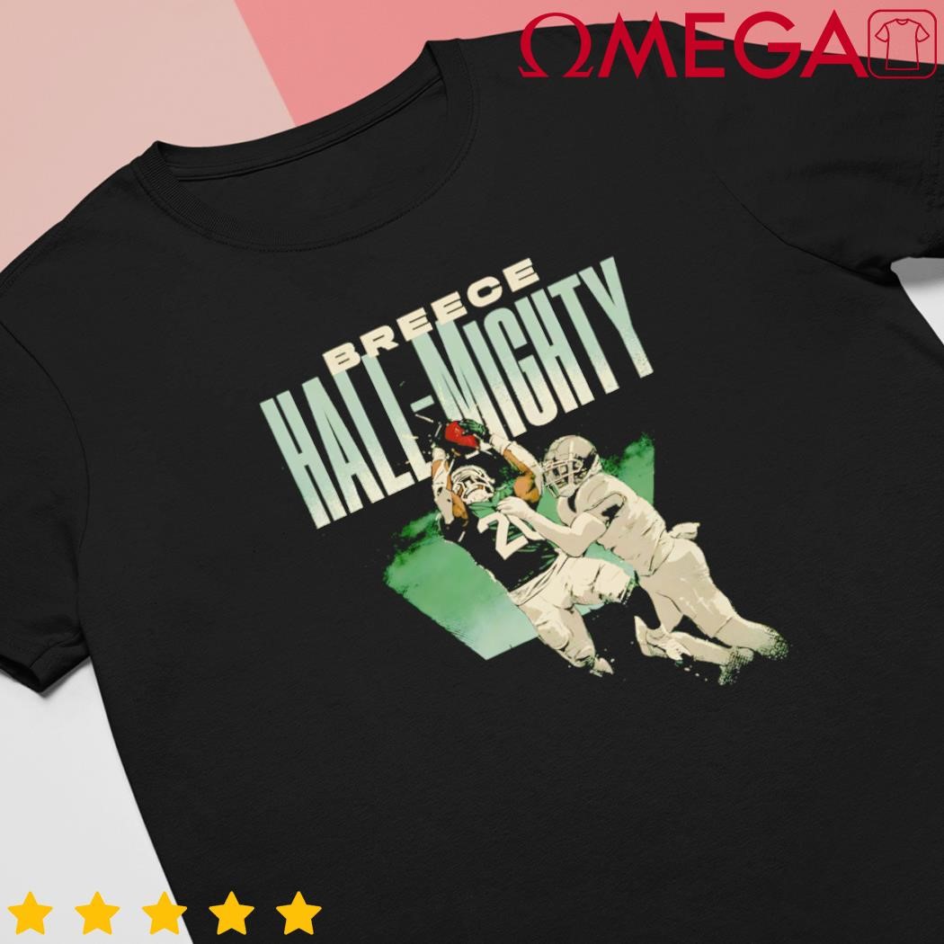 Breece Hall New York J Hall-Mighty Football shirt