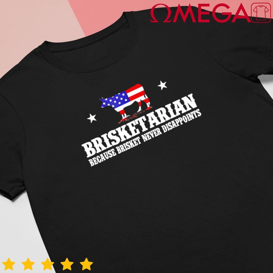 Brisketarian because brisket never disappoints bbq lover US flag shirt