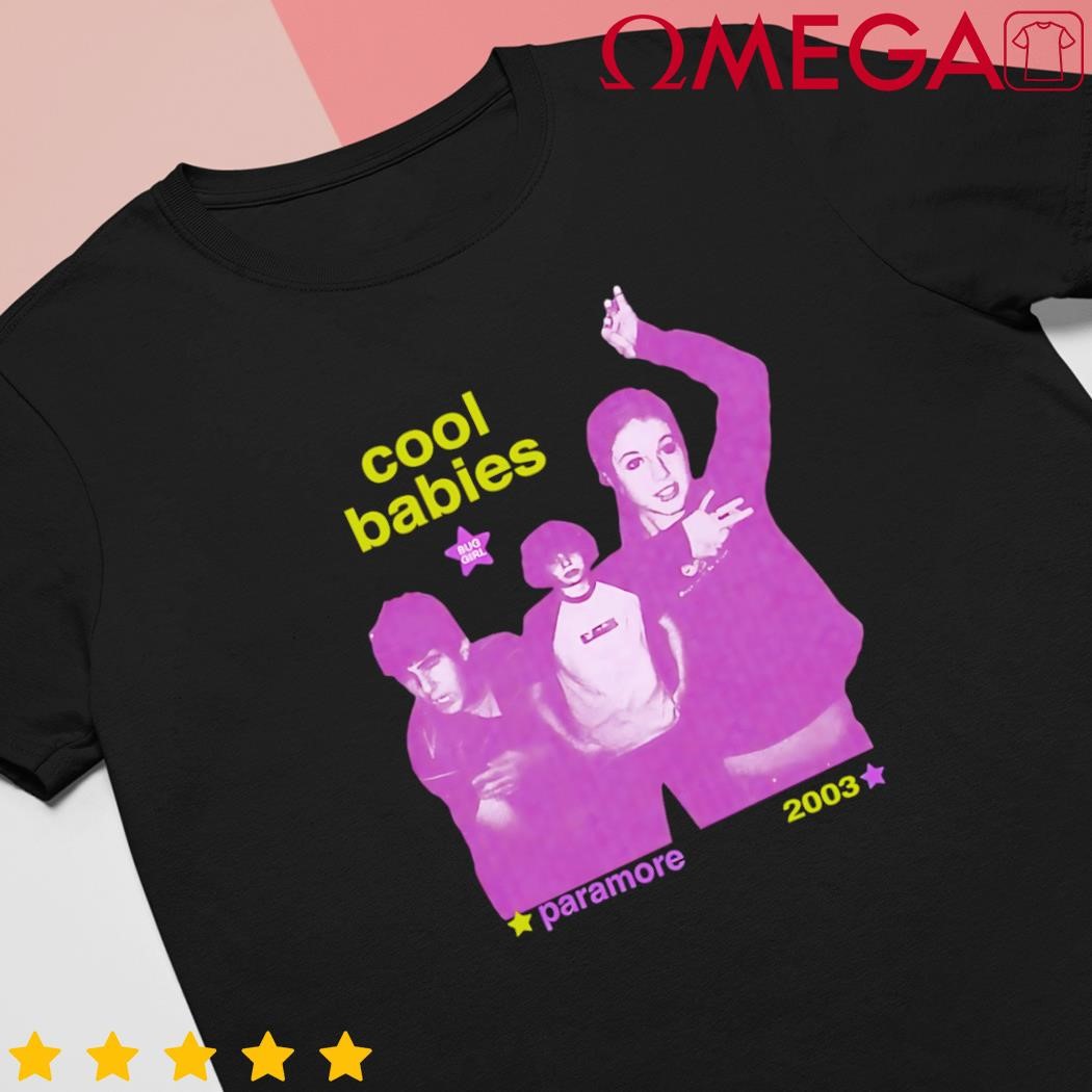 Bug Girl Cool Babies Paramore 2003 Retro shirt