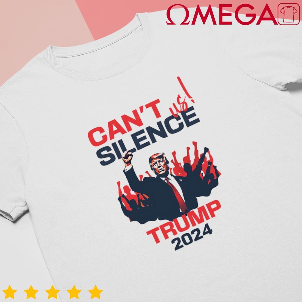 Cant silence US Trump 2024 Retro shirt