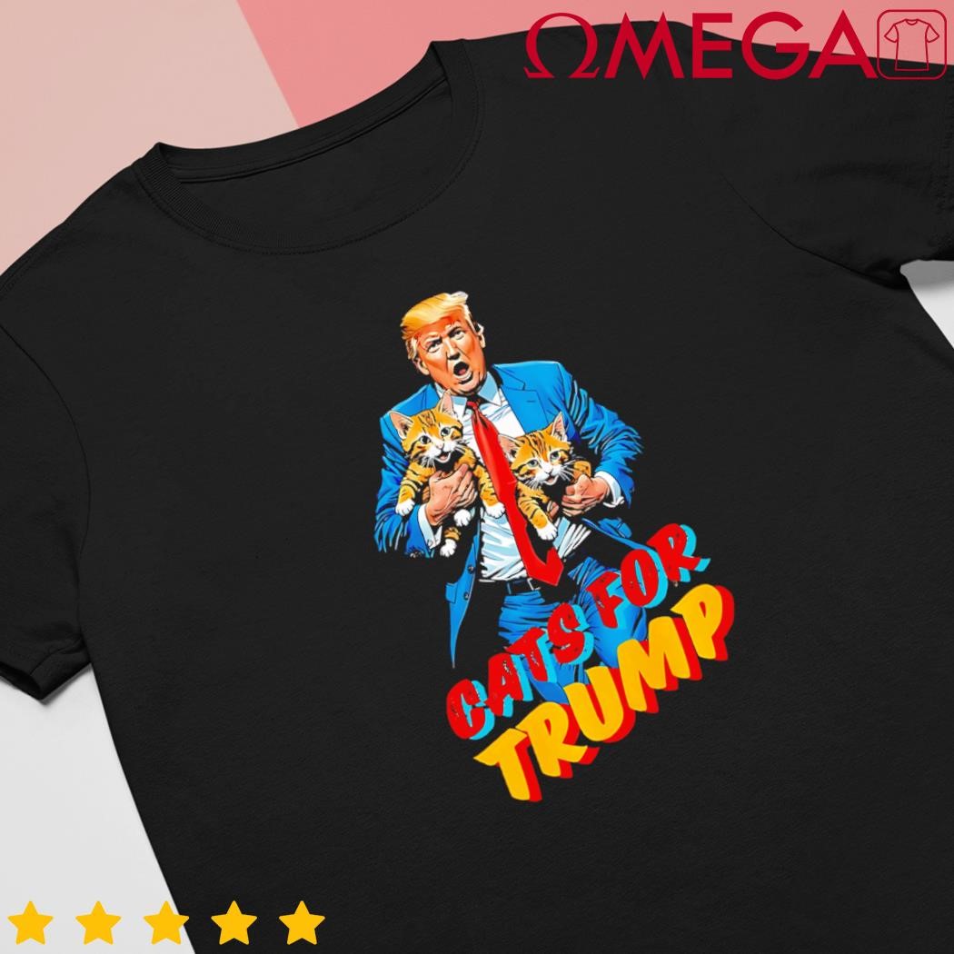 Cats for Donald Trump 2024 Design shirt