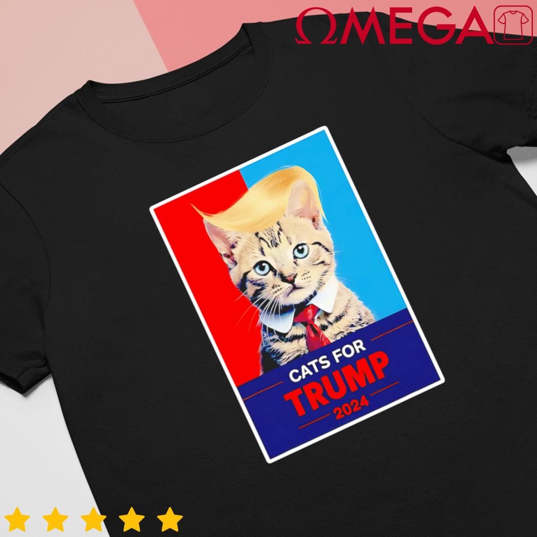 Cats for Donald Trump 2024 Election Retro shirt