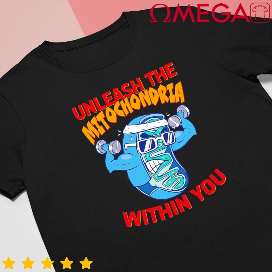 Cell Mitochondria Gym Cartoon shirt