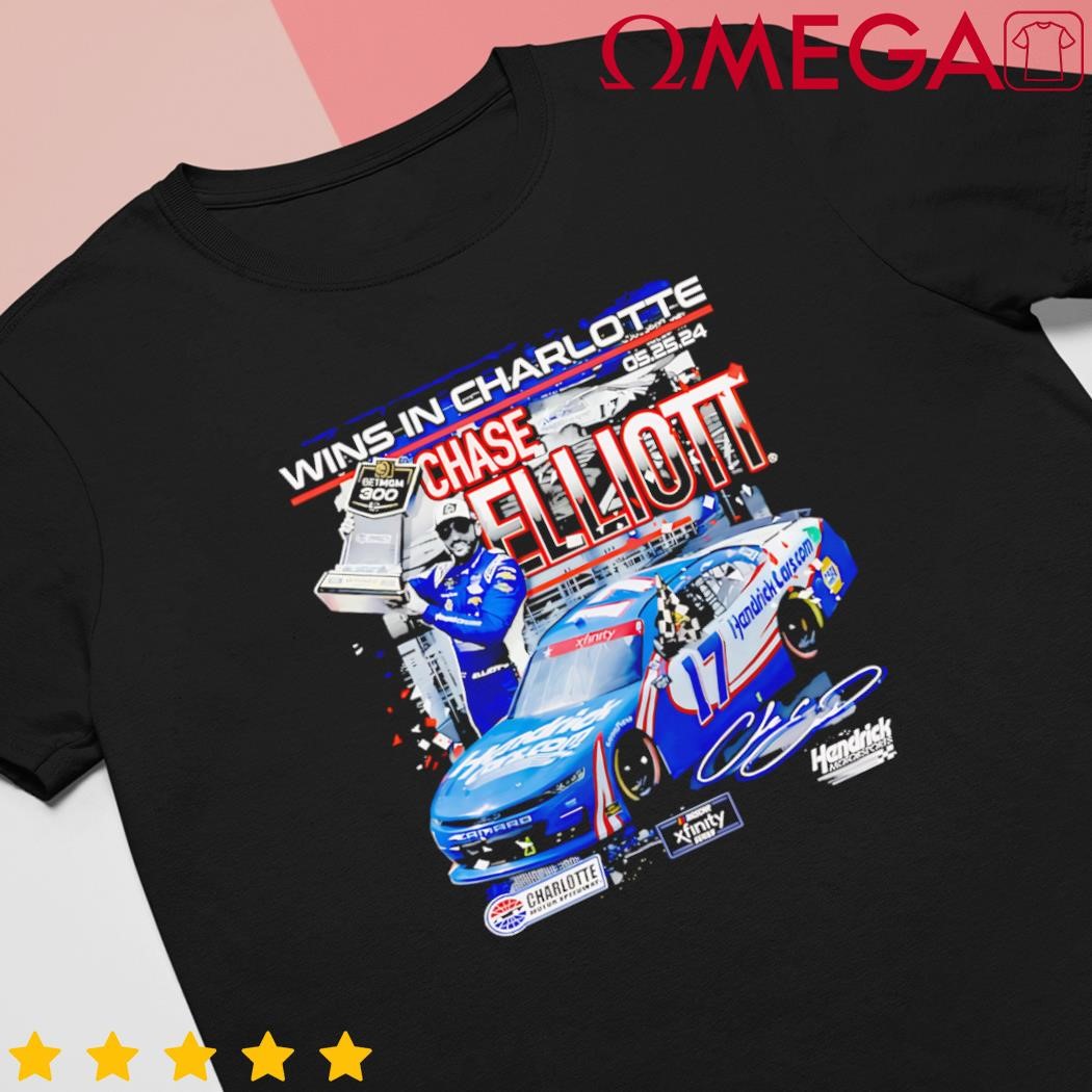 Chase Elliott 2024 MGM 300 Race Winner Signature shirt