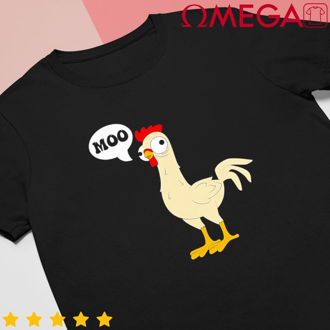 Chicken Hen Fowl Cow Funny Joke Dad Joke shirt