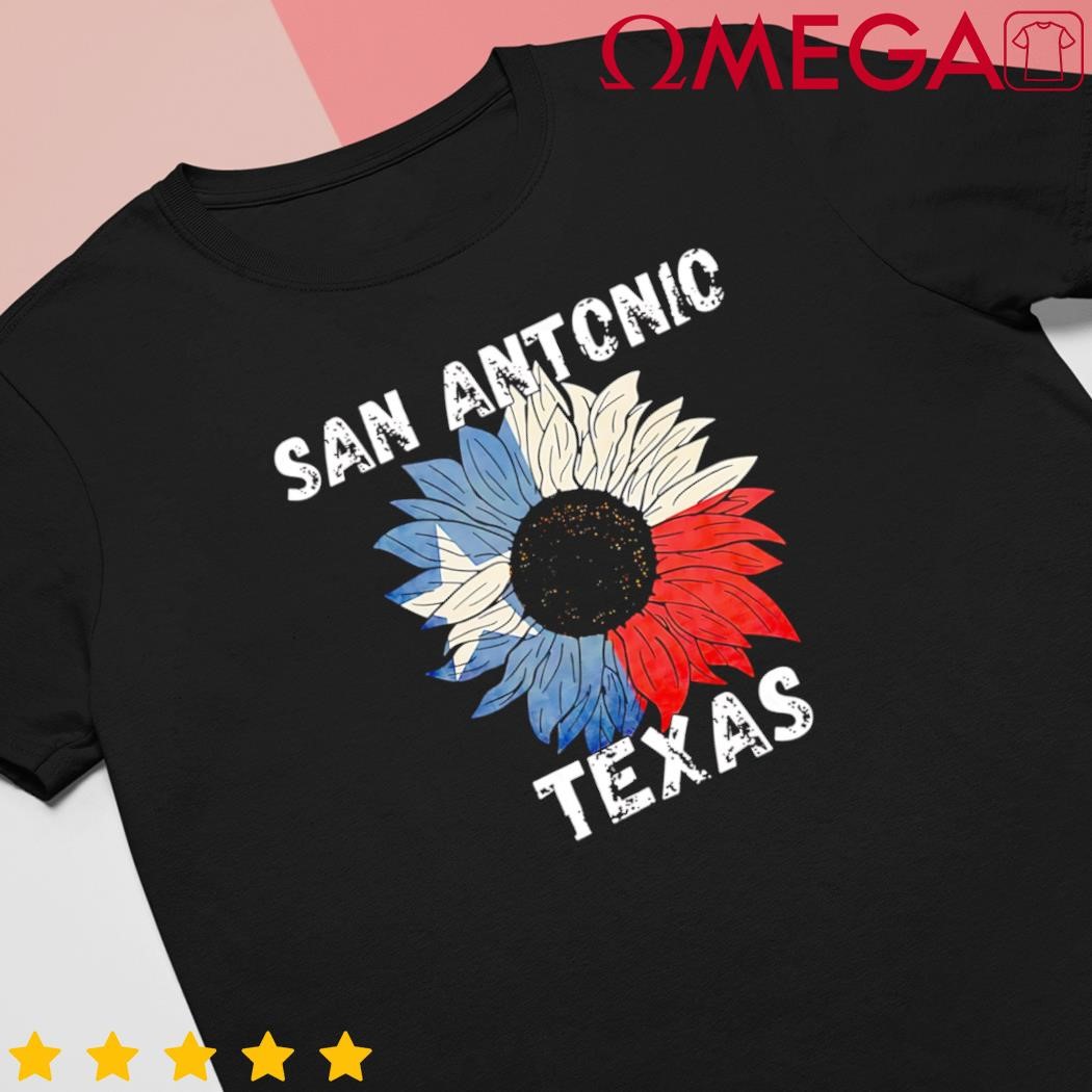 City of San Antonio Apparel Souvenirs Flower shirt