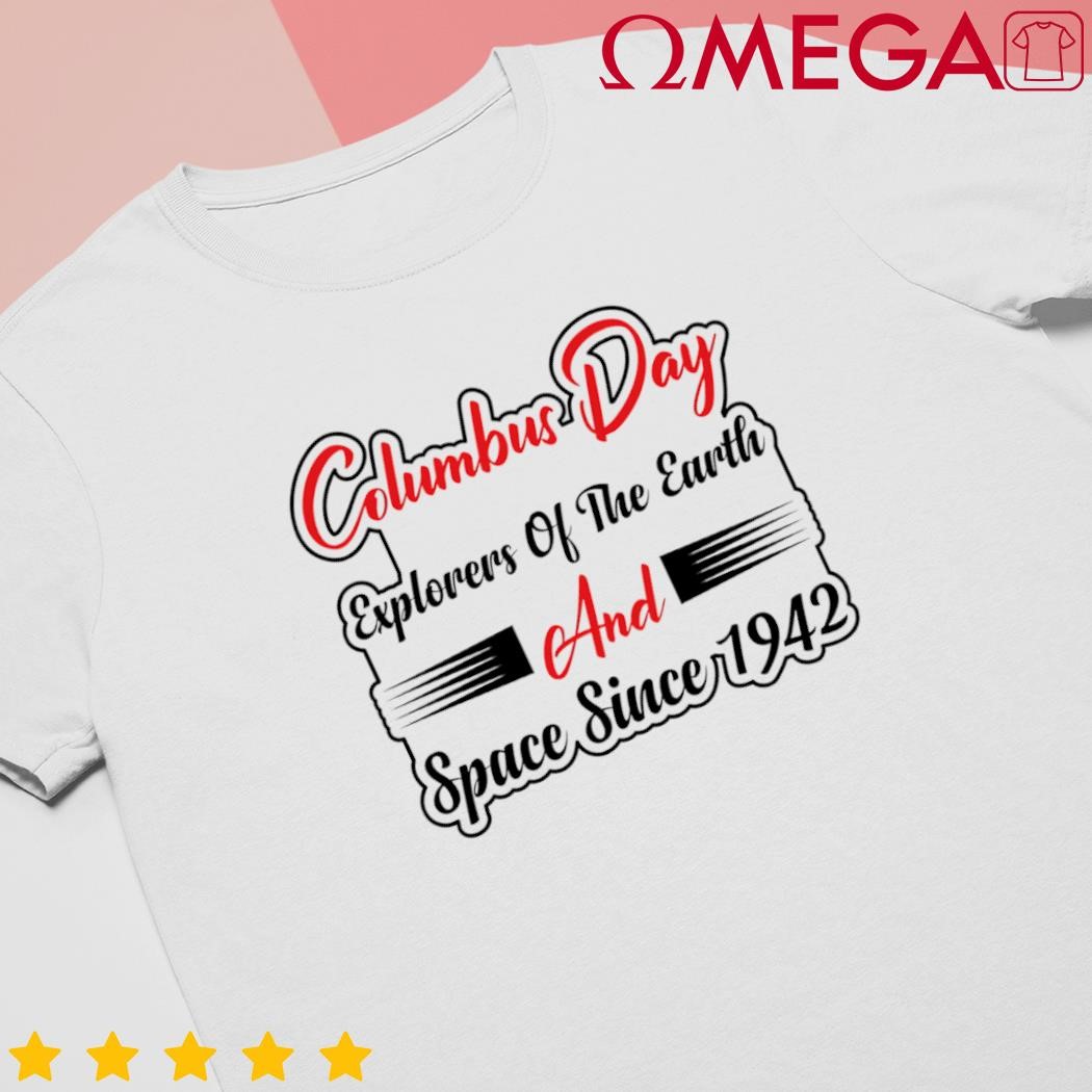 Columbus day explorers celebration graphic shirt