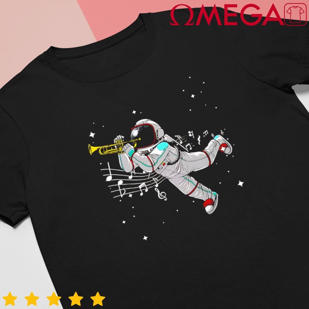 Cool Trumpet Astronaut Trumpet Player Musician shirt