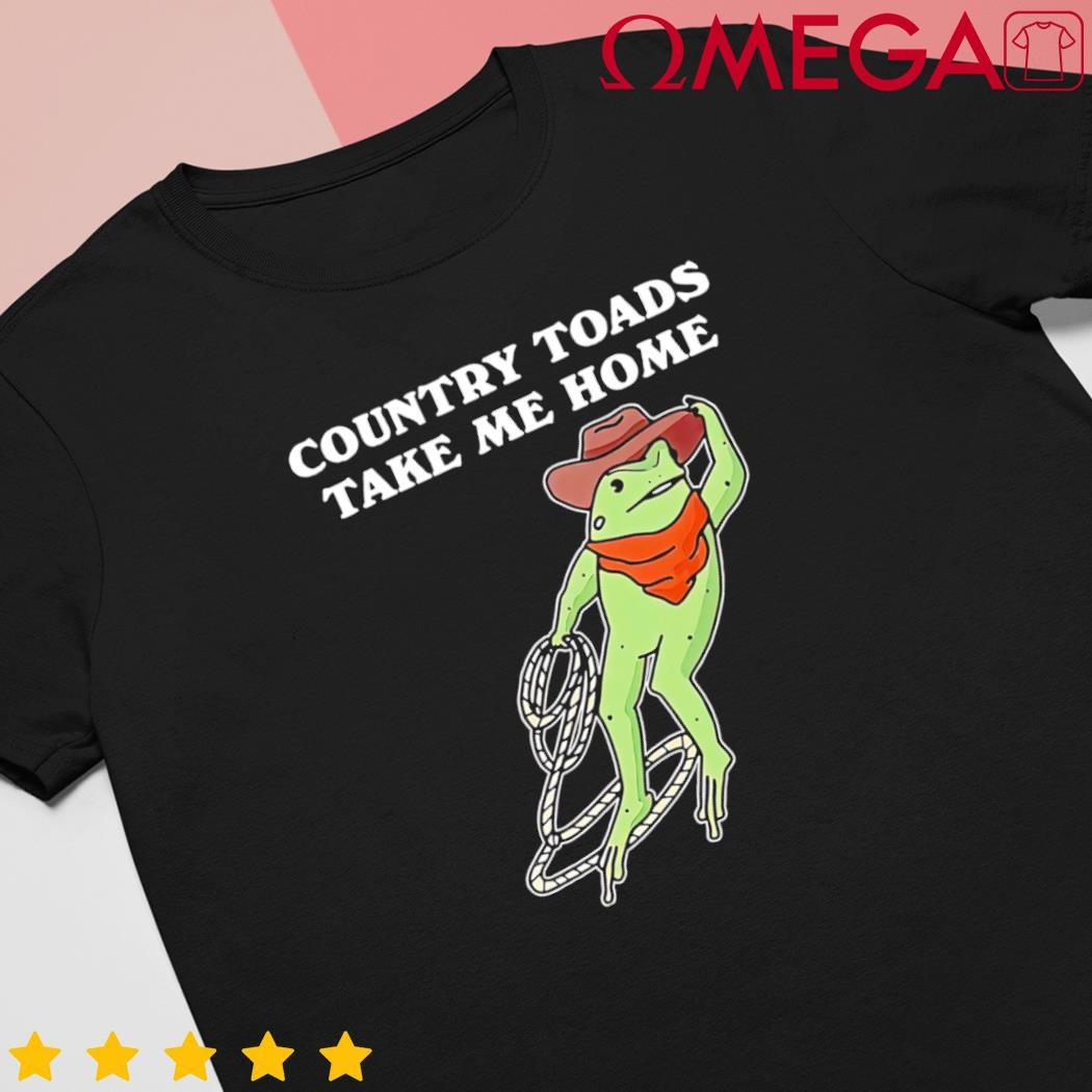 Country toads take me home Cowboy frog funny Western shirt