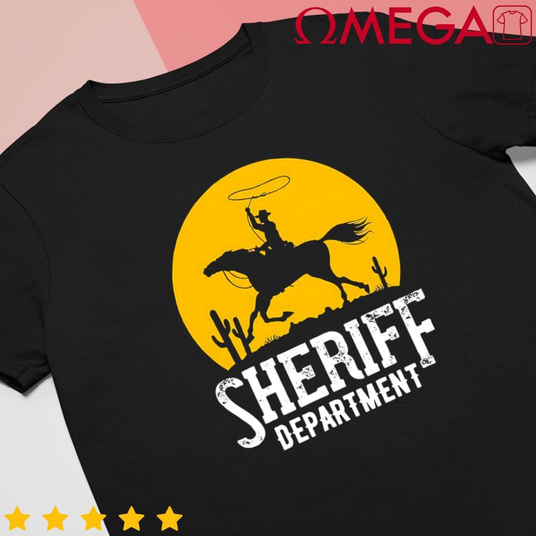 Cowboy Sheriff Lasso Sheriff Star Pistols Retro shirt