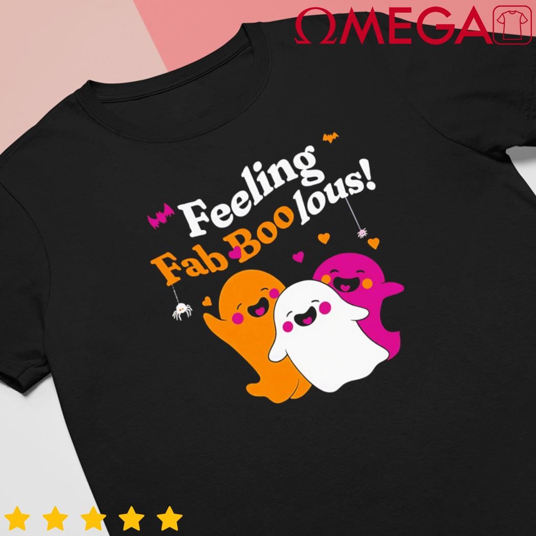 Cute Ghost Trio Boo Halloween Fab Boo Lous shirt