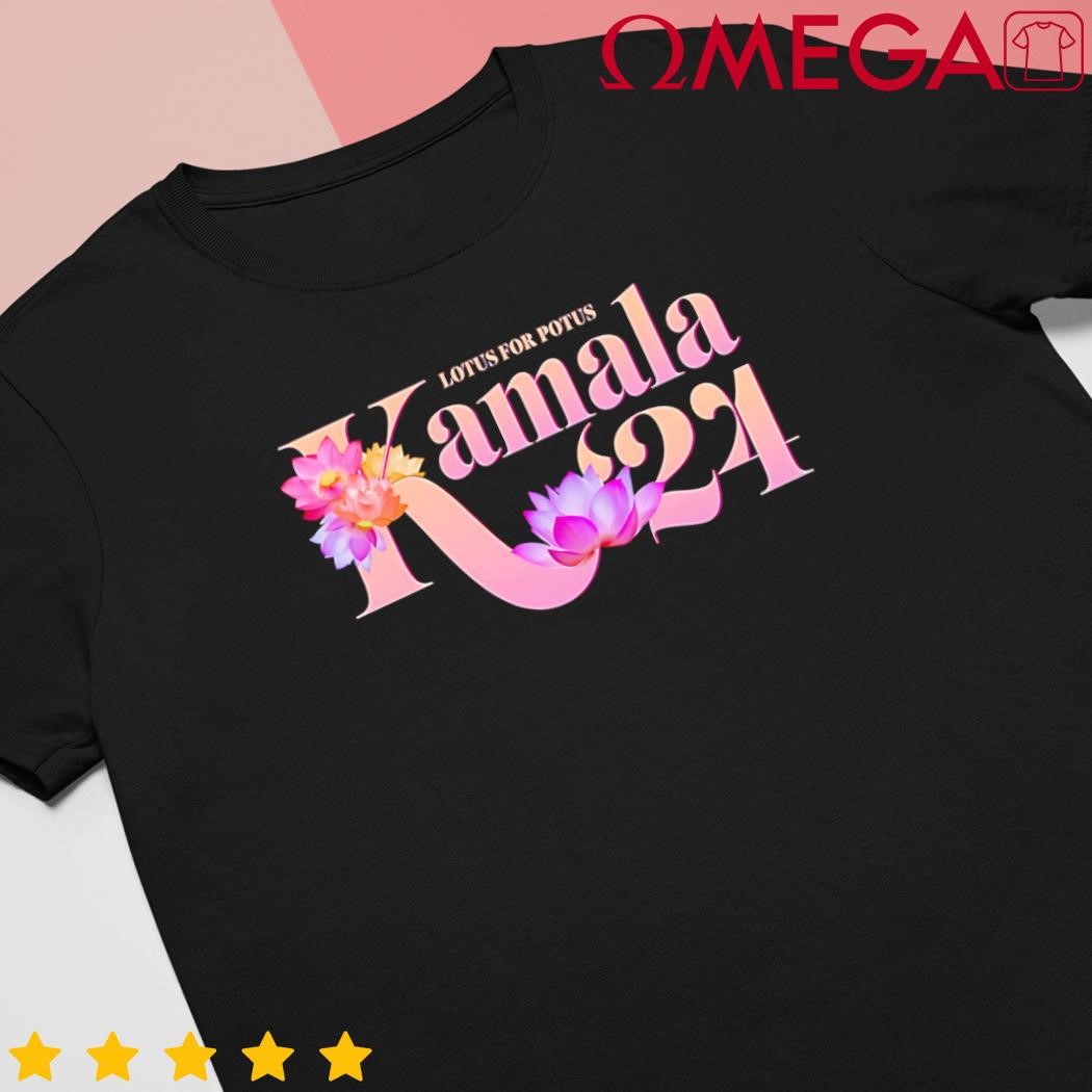 Cute Lotus Flowers Kamala Harris 2024 Lotus for Potus shirt