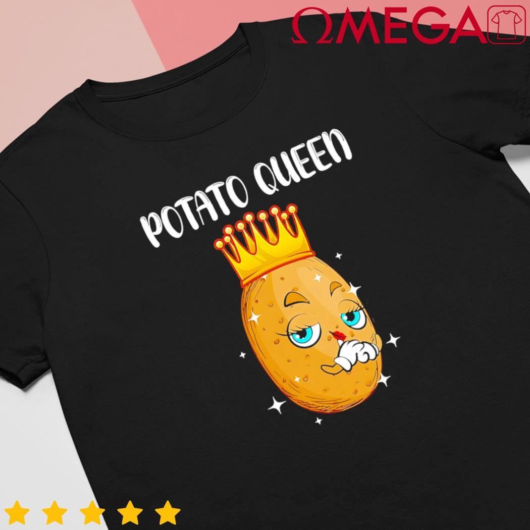 Cute potato design vegetable potato lovers shirt