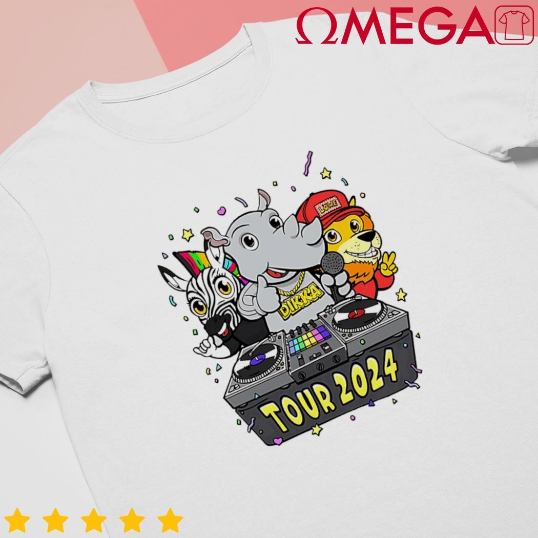 DIKKA tour 2024 cartoon shirt