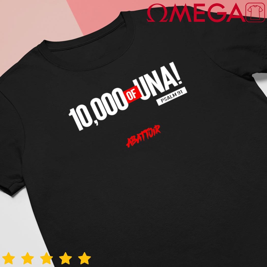 Damilola Mike-Bamiloye 10,000 of Una shirt