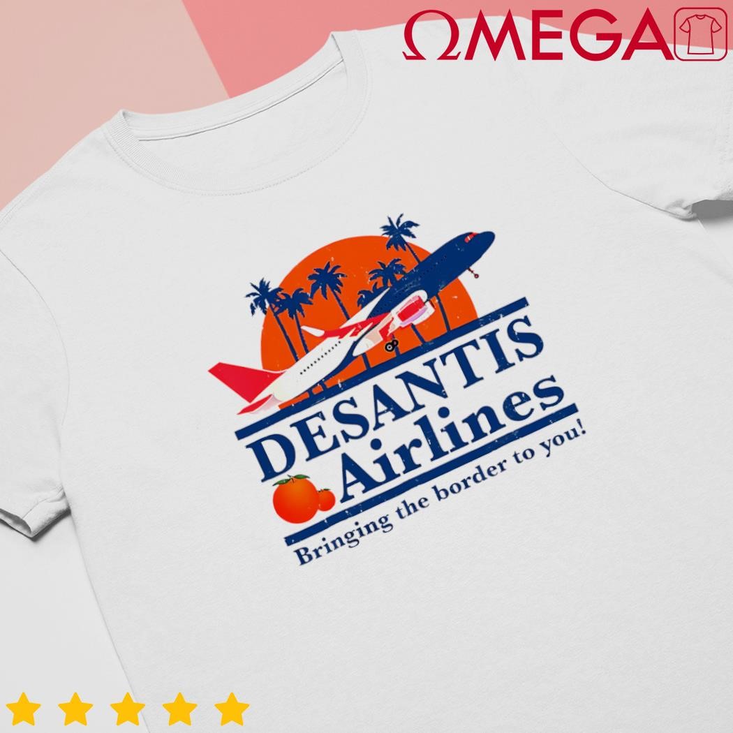 Desantis Airlines funny political meme ron desantis governor retro shirt