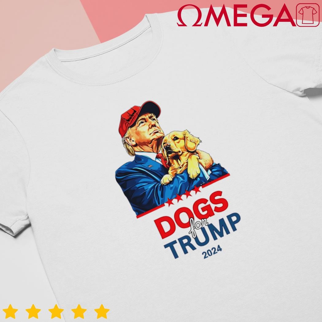 Dogs for Donald Trump 2024 Cartoon shirt