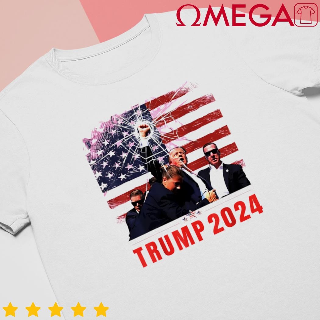 Donald Trump 2024 I survived the 13th shot election rally US flag shirt