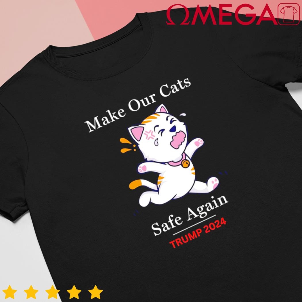 Donald Trump 2024 funny cat conservative maga shirt