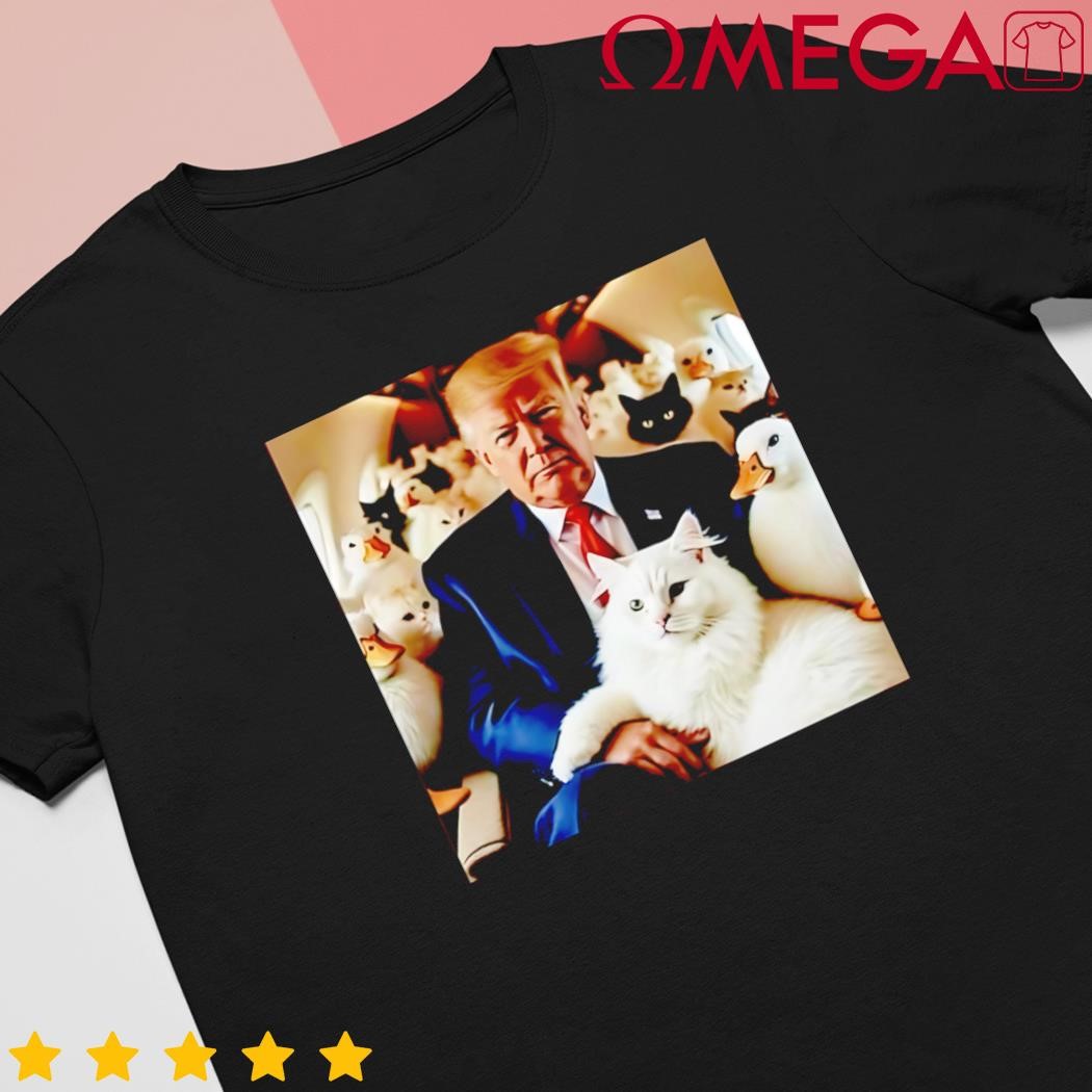 Donald Trump Duck Cat Vote 2024 Picture shirt