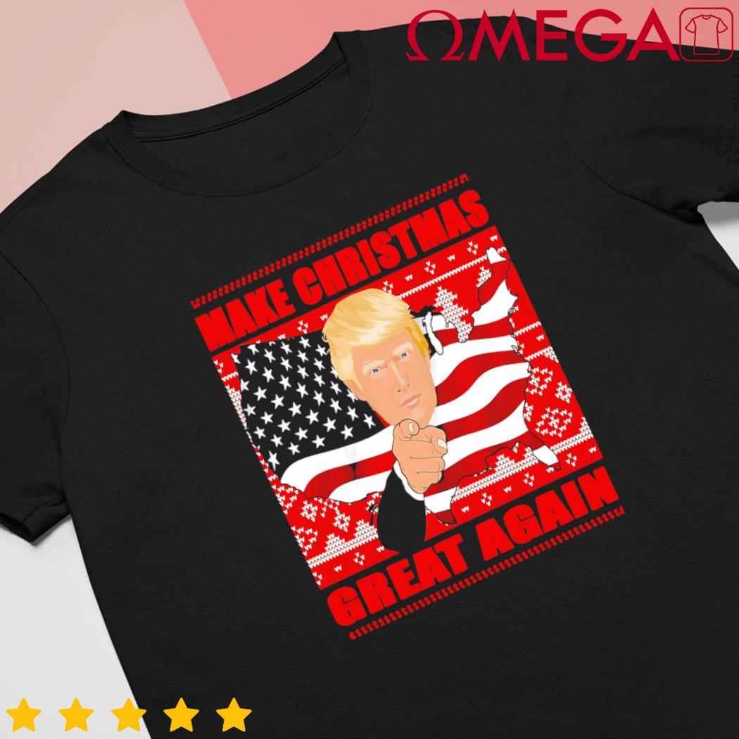 Donald Trump Make Christmas Great Again Cute Gift shirt