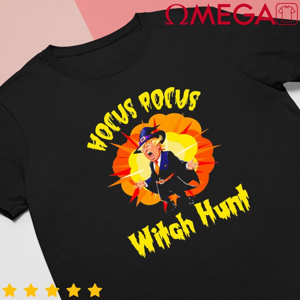 Donald Trump President Halloween Day Hocus Pocus Witch Hunt shirt