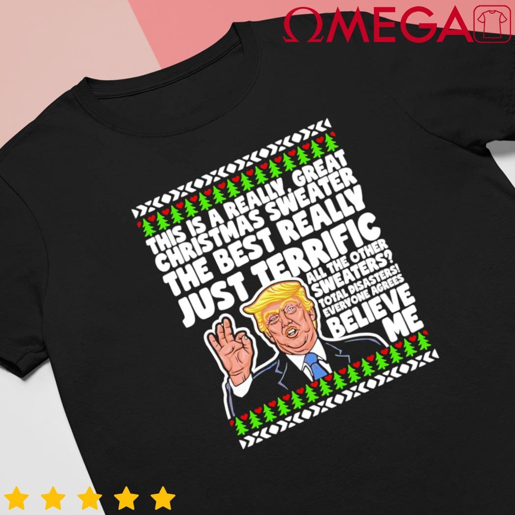 Donald Trump Ugly Christmas Parody Speech Funny Gift shirt