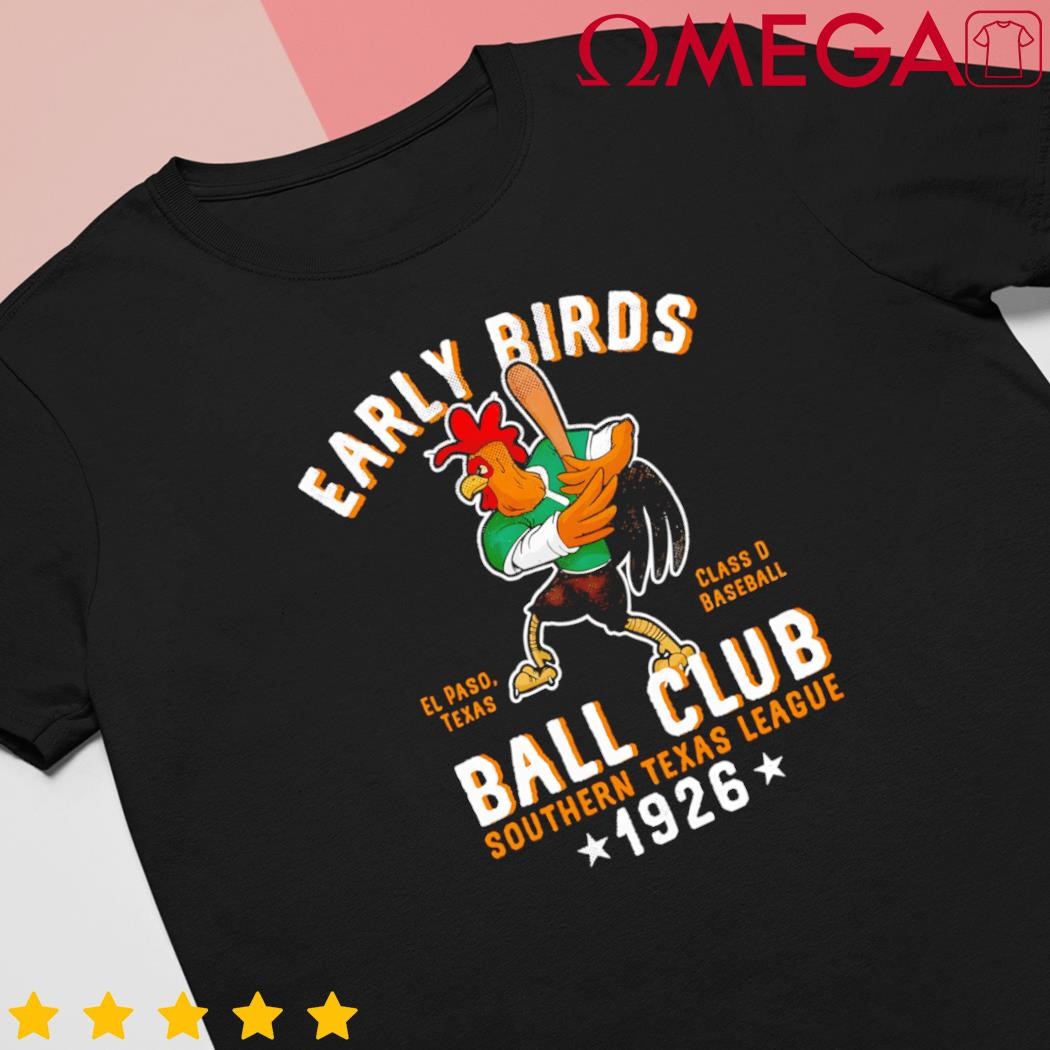 El Paso Early Birds Retro Minor League Baseball Team shirt