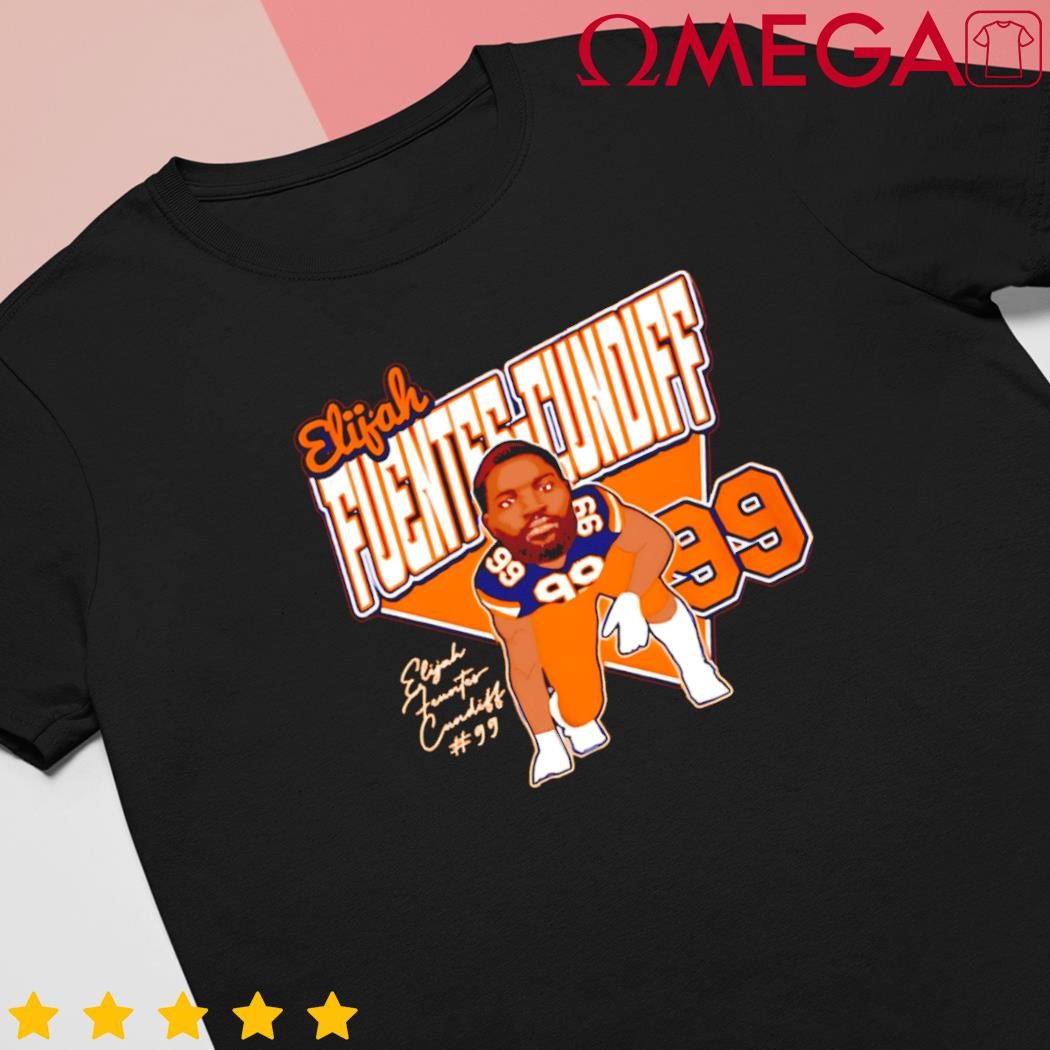 Elijah Fuentes-Cundiff 2024 99 Football Player Design shirt